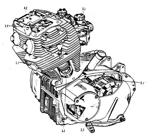 Engine schematics honda rebal 250 #7